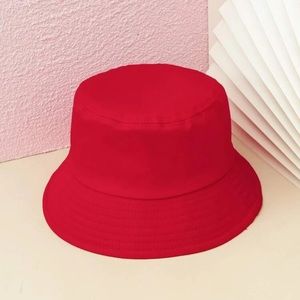 Red Bucket Hat